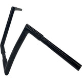 FAT BAGGERS INC. 0601-5533 708012-B 1-1/4" EZ Install Flat Top Handlebar - 12" - Black