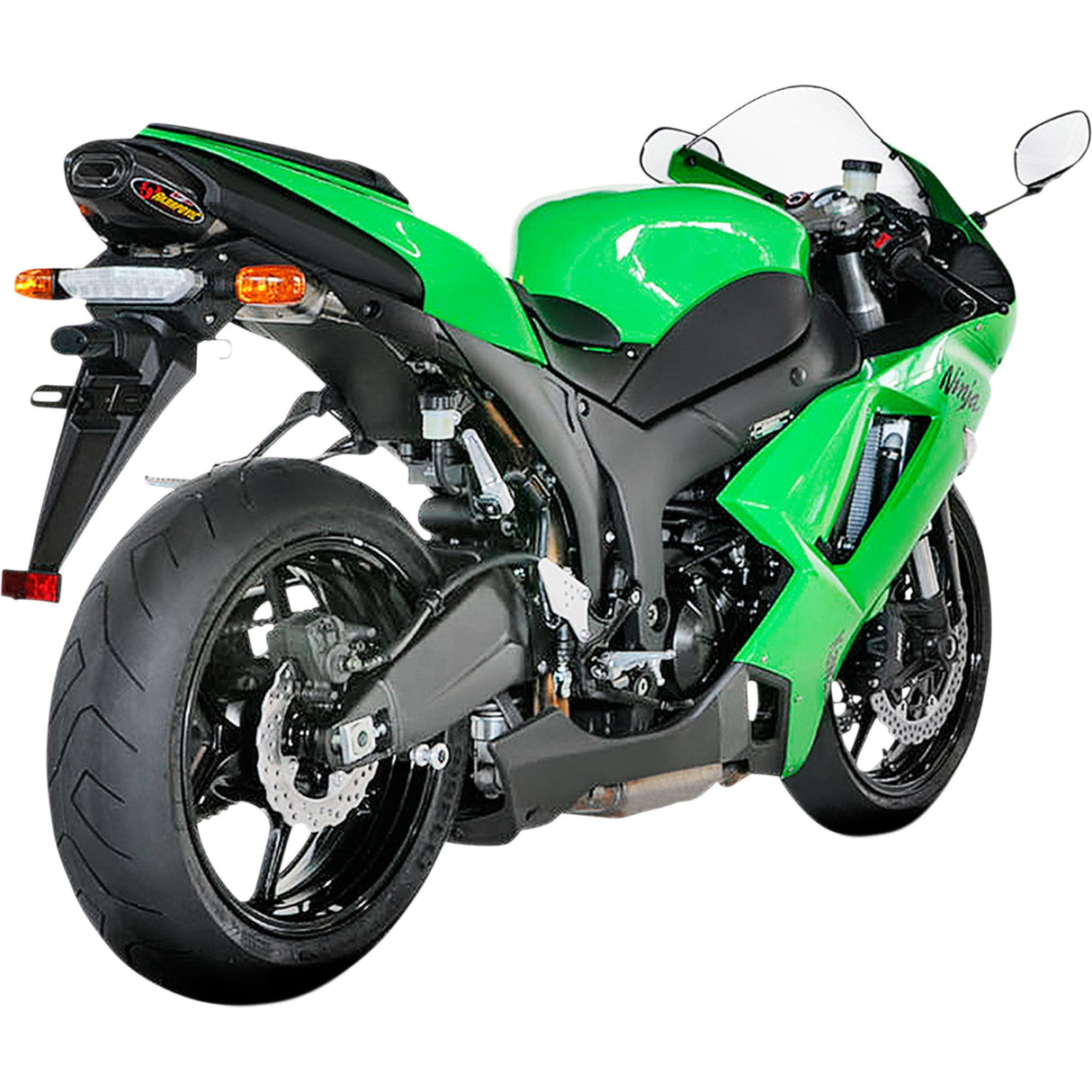 Akrapovic Slip-On Line Muffler - S-K6SO5-HACT Kawasaki Ninja 2007-2008