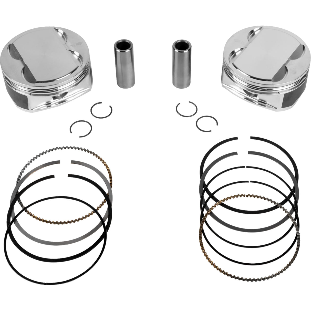 JE PISTONS 0910-7018 399160 Piston Kit 4.255" bore - 4.375" stroke - 12.0:1 cr - 114" m8