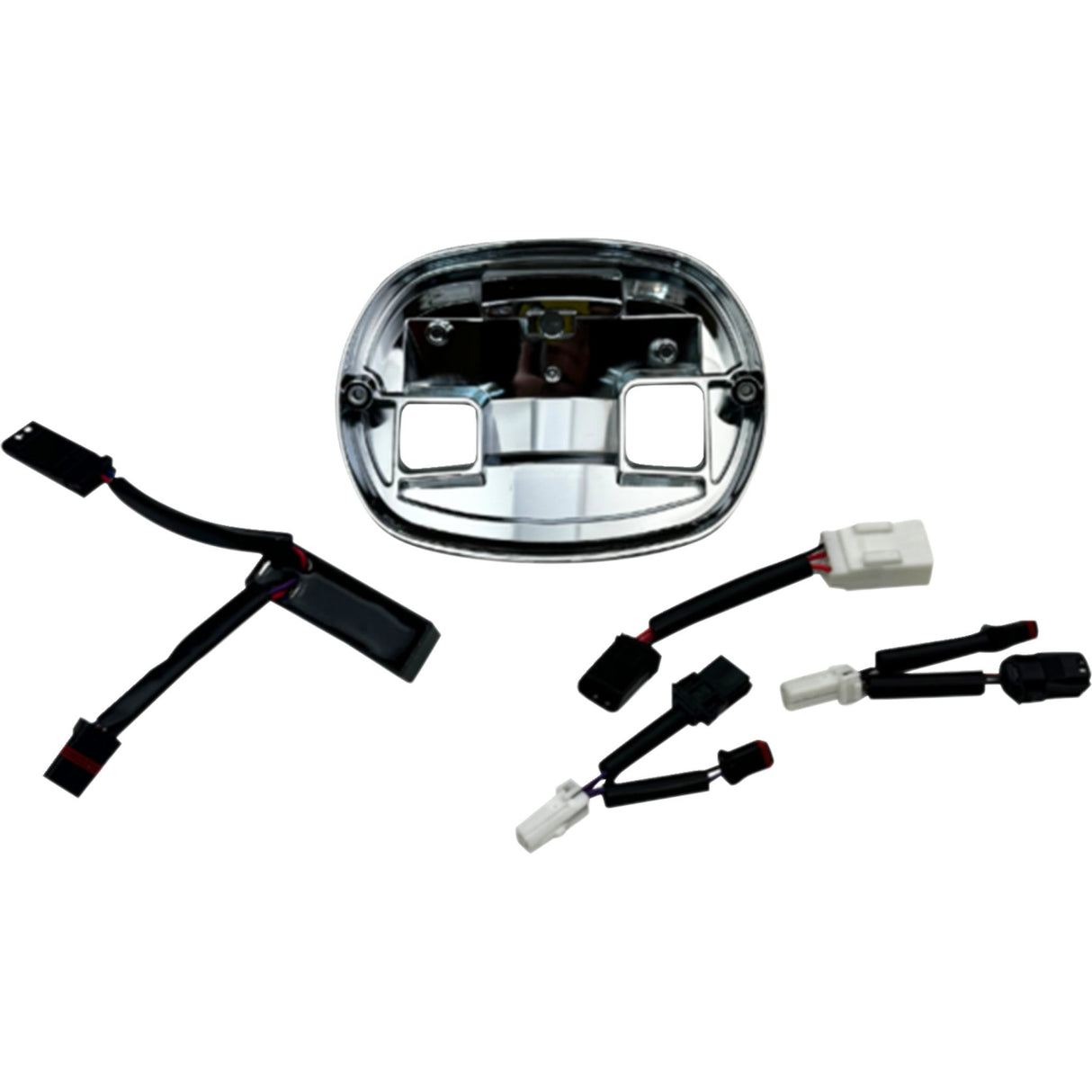 Custom Dynamics Taillight Base Plate Chrome Flhc - TL-BASE-25ST-C For Harley Softail 2025-2026