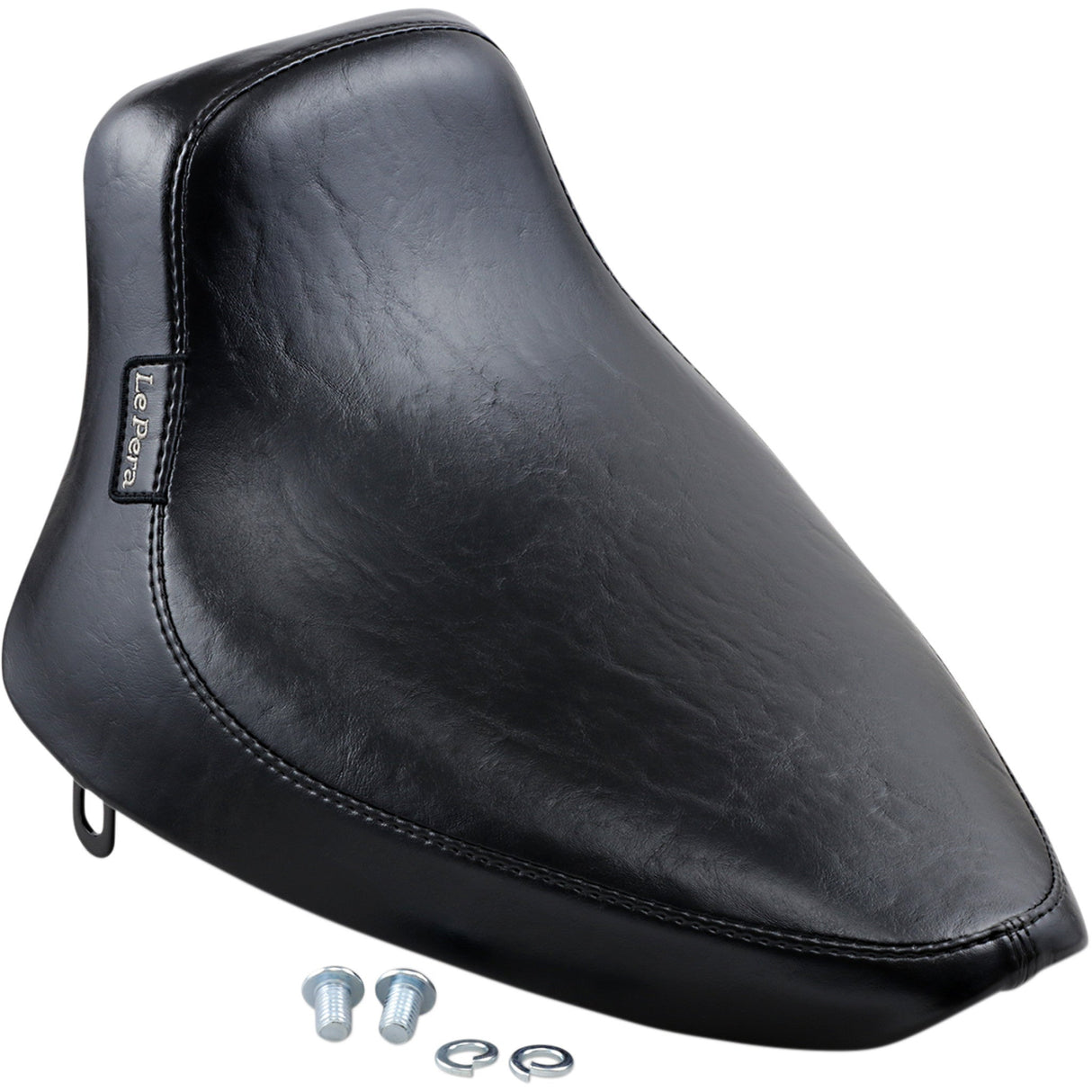 LePera Silhouette Solo Seat Smooth Black - LN-850 For Harley Softail 1984-1999