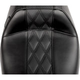 LePera Outcast Seat Without Backrest GT2 Inlay - LV-987GT2 For Harley Touring 2023-2026