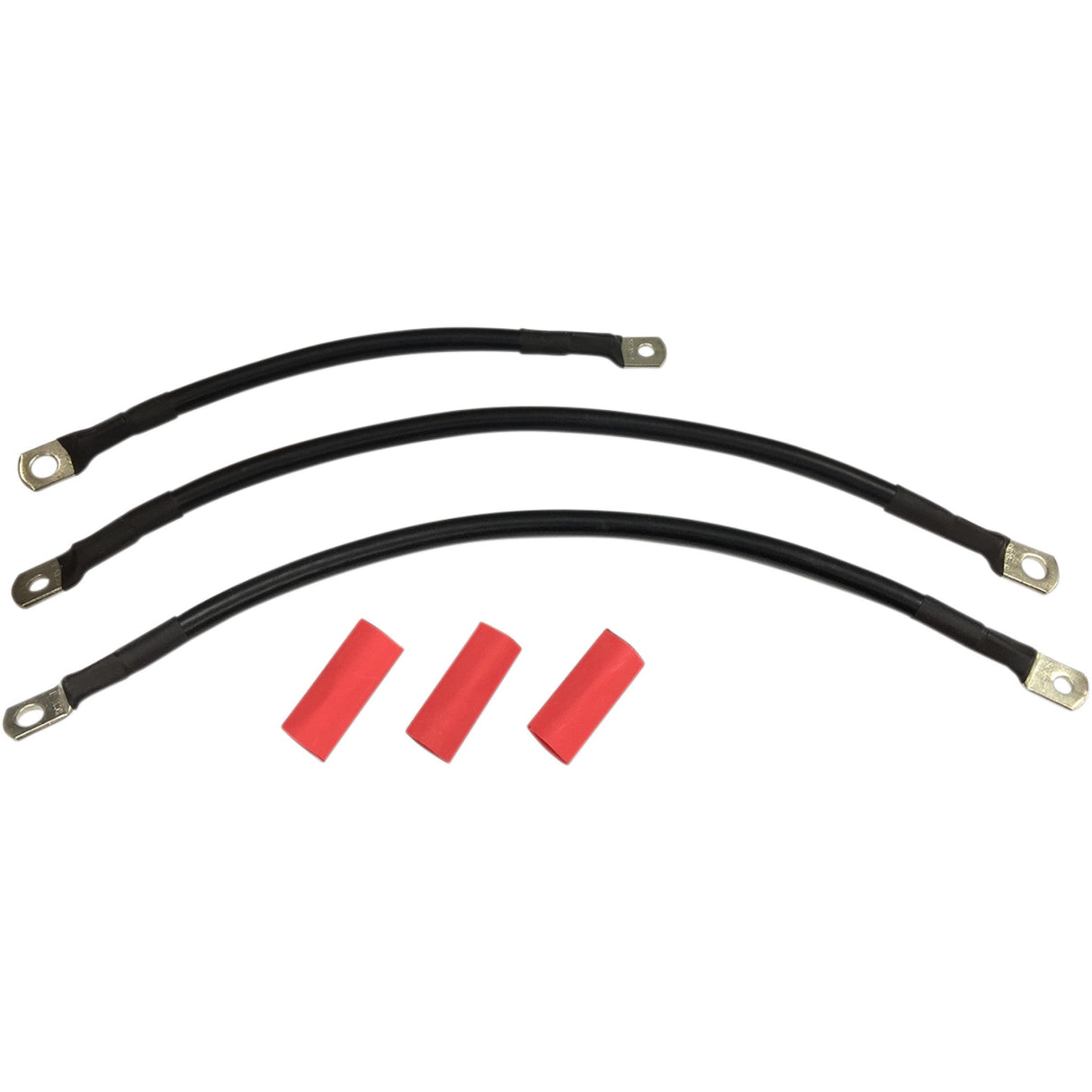 DRAG SPECIALTIES 2113-0663 Battery Cable Set black  - '94-'09 dyna
