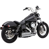 Cobra Speedster Short 2-Into-2 Exhaust System - 6708 For Harley Dyna 2012-2017
