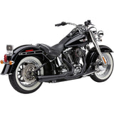 Cobra El Diablo 2-Into-1 Exhaust System - 6483B For Harley Softail 2012-2017