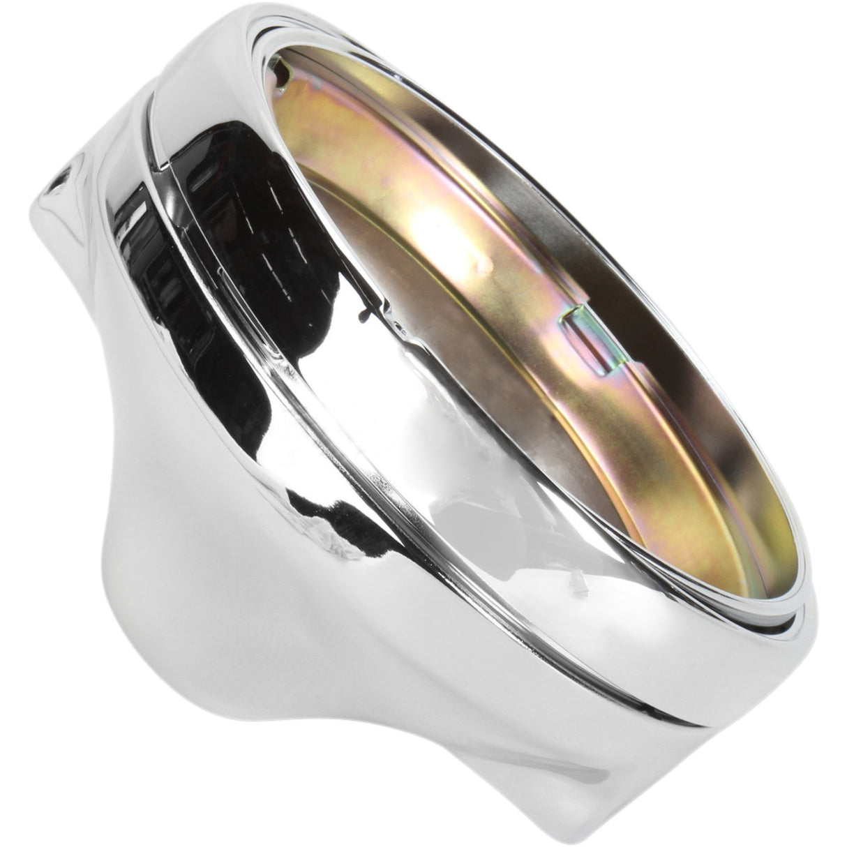 EMGO 2001-0821 66-65040 7" Side Mount Headlamp Shell chrome