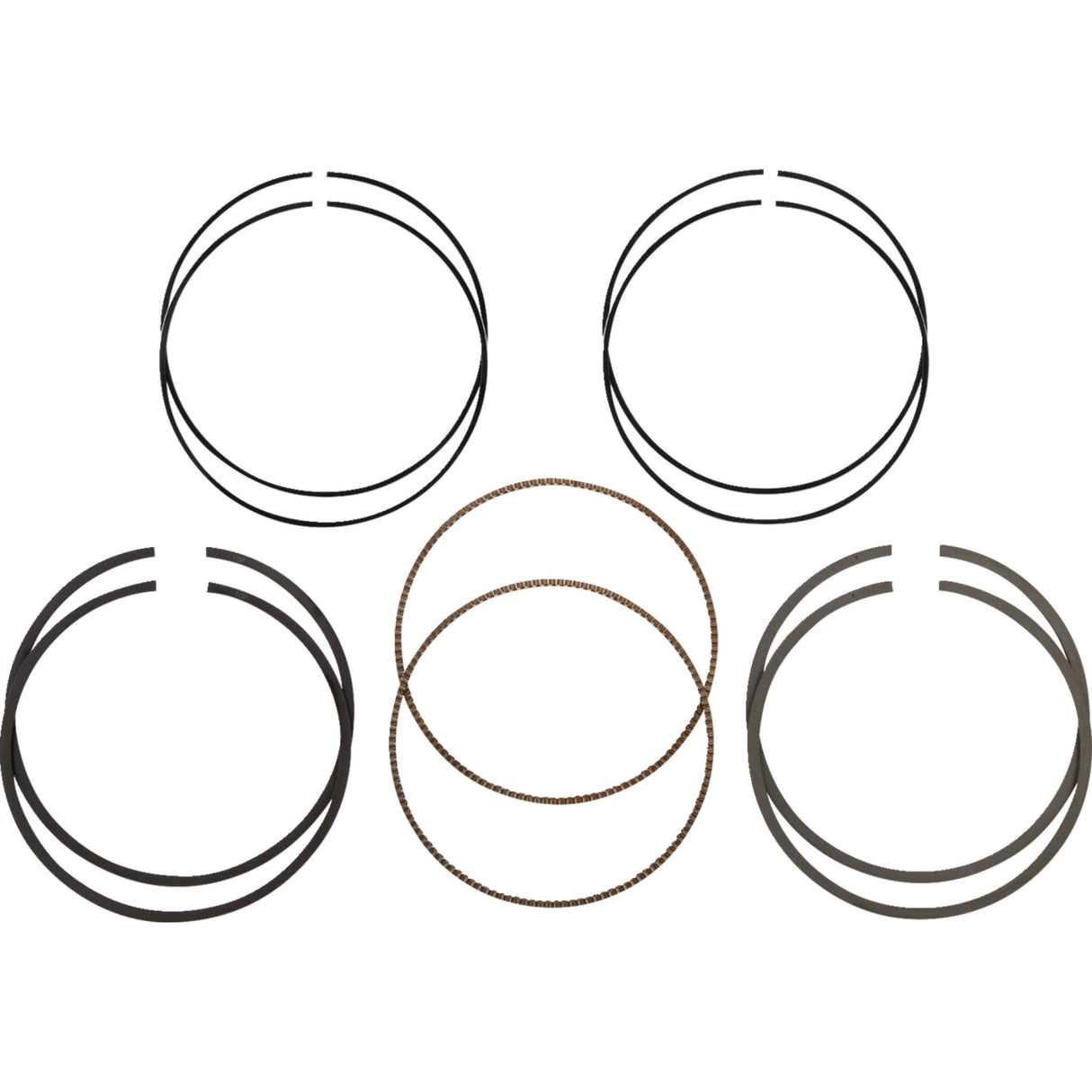 Hastings Piston Ring Set - 2C523113 For Harley Motorcycles 2017-2026