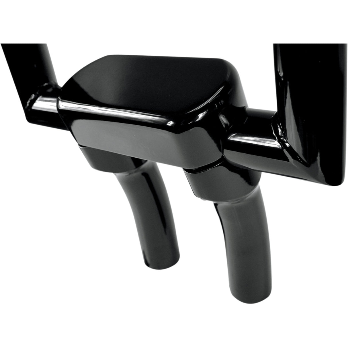 DRAG SPECIALTIES 0602-0607 Handlebar Riser & Top Clamp Kit 5-1/2" - big buffalo - black