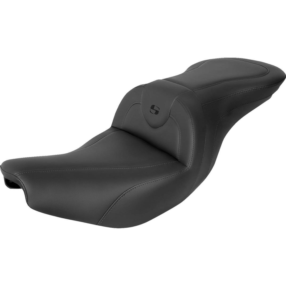 Saddlemen RoadSofa™ Seat Without Backrest Black Stitching - I14-07-187 For Indian 2014-2025