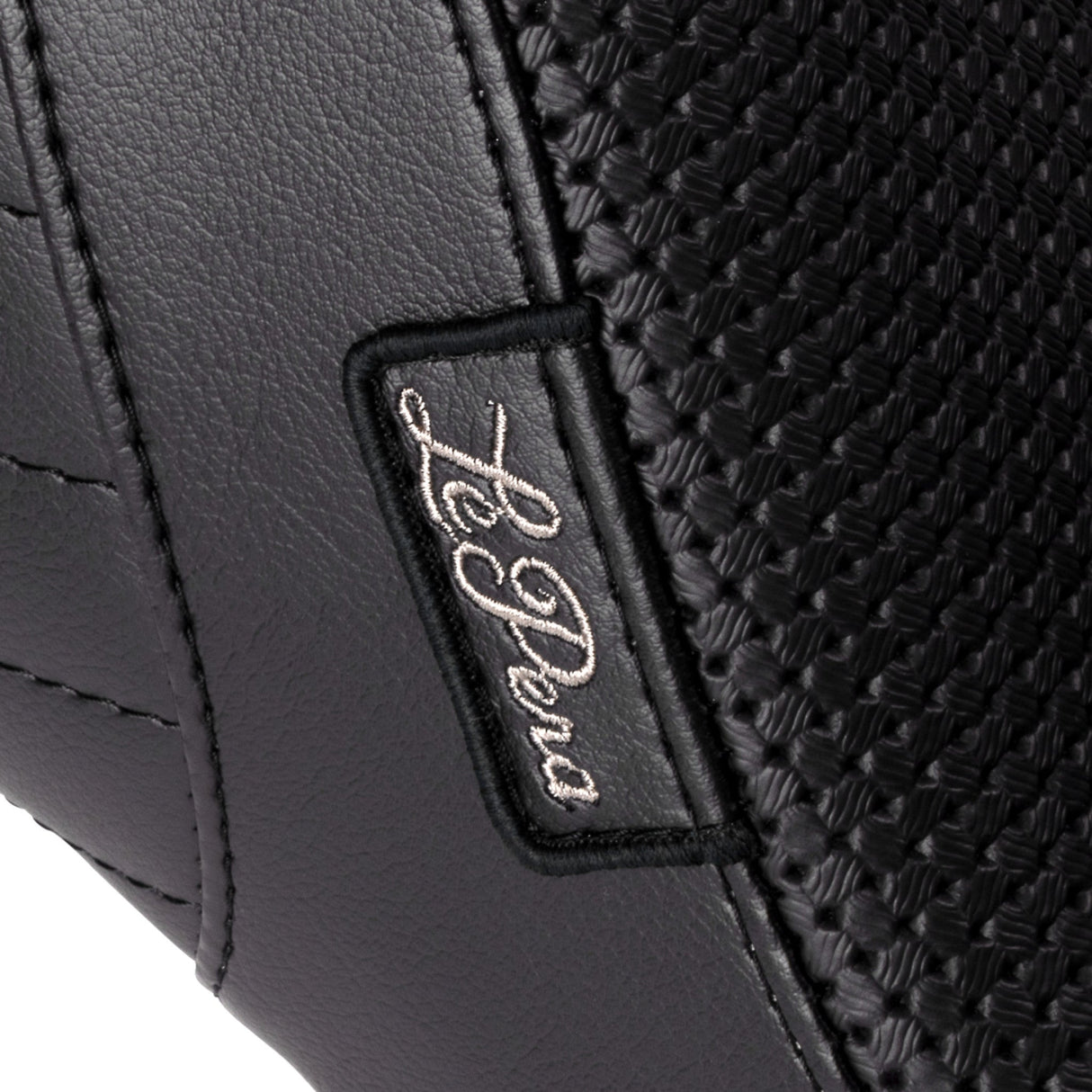LePera Tailwhip Daddy Long Legs Low Rider Seat Basketweave Black FL FX - LYR-580DLBW For Harley Softail 2018-2024