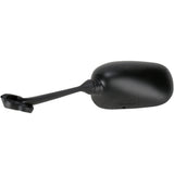 EMGO 0640-0709 20-57902 OEM-Style Replacement Mirror Mirror - Side View - Oval - Black - Left