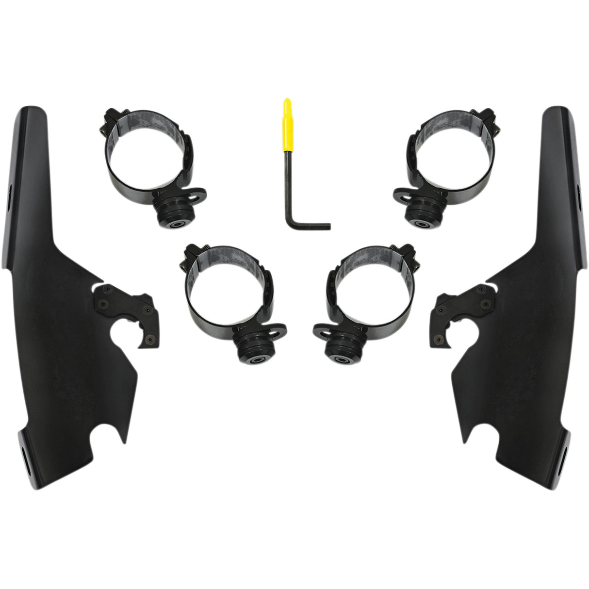 Memphis Shades Batwing Fairing Trigger-Lock Mounting Kit Black Flsb - MEB2044 For Harley Softail Sport Glide 2018-2021