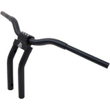 LA CHOPPERS 0601-4465 LA-7336-10M Kage Fighter-T Pullback Handlebar - 13" - Matte Black
