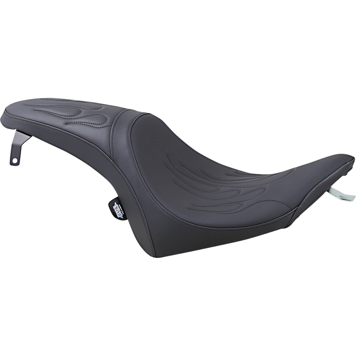 DRAG SPECIALTIES 0810-1597 Predator Seat flame stitched - vegas