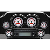 DAKOTA DIGITAL 2212-0573 MVX-8200-KG-K MVX-8K Series Analog/Digital Gauge Kit — 8200KGK Model - MVX-8K Series Analog/Digital 2-Gauge Kit - Black Bezel - Black Face with Gray Background