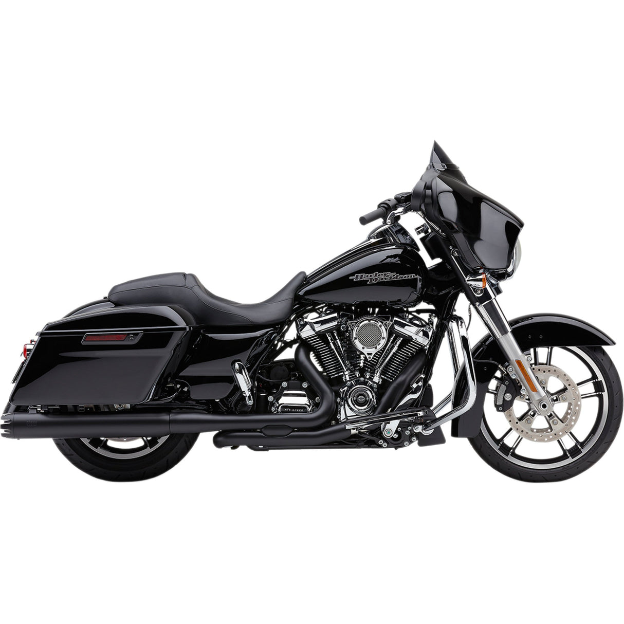 Cobra Pro Chamber 2-Into-2 Header System - 6255RB For Harley Touring 2017-2023