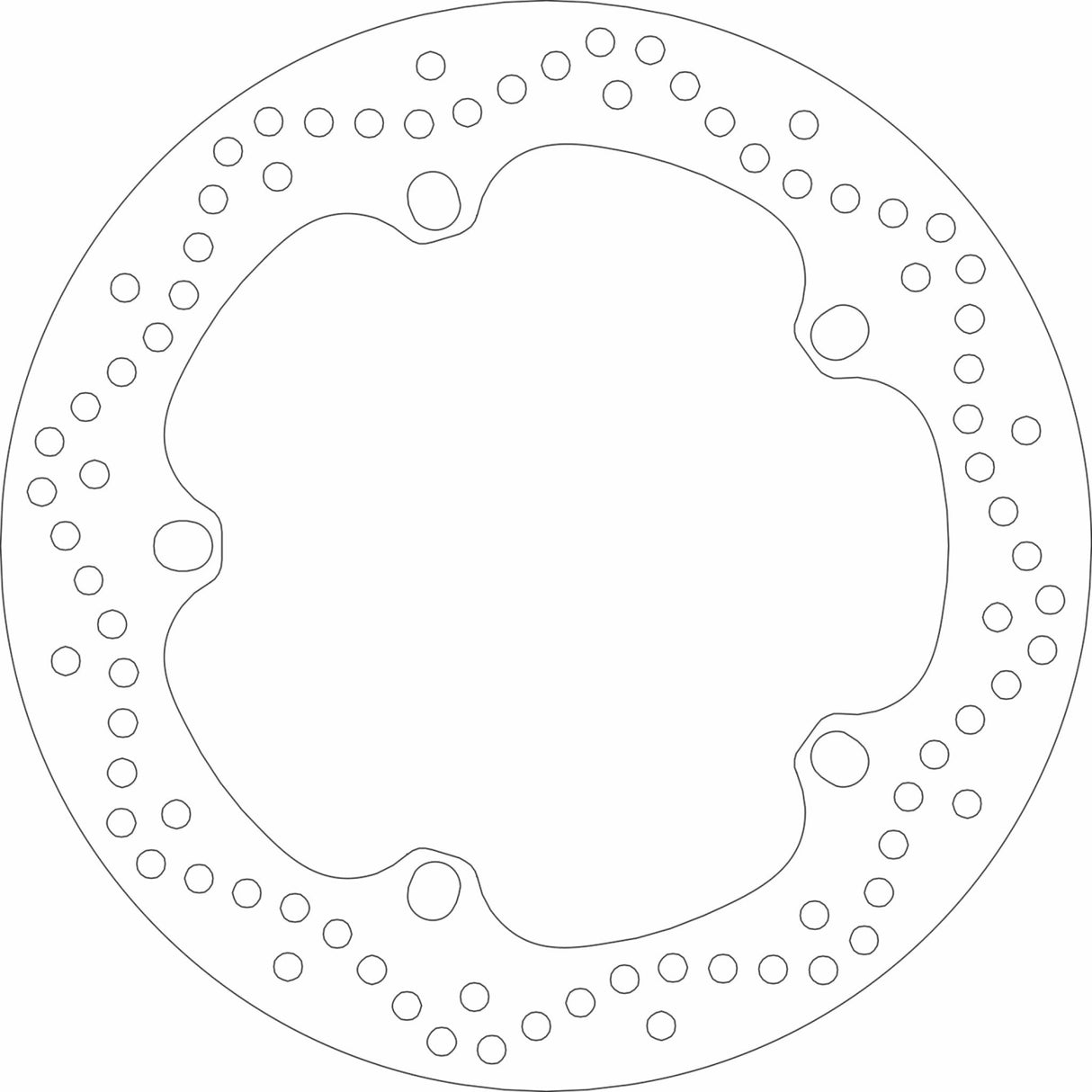 SBS 1710-4533 5015 Brake Rotor