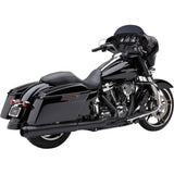 COBRA 1800-2216 6451RB Powr-Flo 2:1 Exhaust System - Black - '17-'20 FL