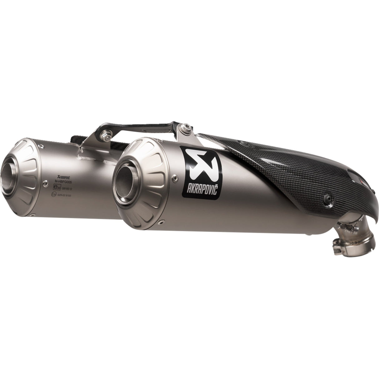 Akrapovic Slip-On Line Muffler - S-D11SO13-HBFGT Ducati Scrambler 2021-2024