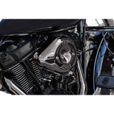 S&S Cycle Stealth Teardrop Air Cleaner Cover M8 Lava Chrome - 170-0779 For Harley Motorcycles 2017-2023