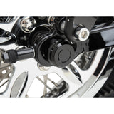 Drag Specialties Billet Axle Caps Rear Black Pair For Harley Sportster 2008-2012
