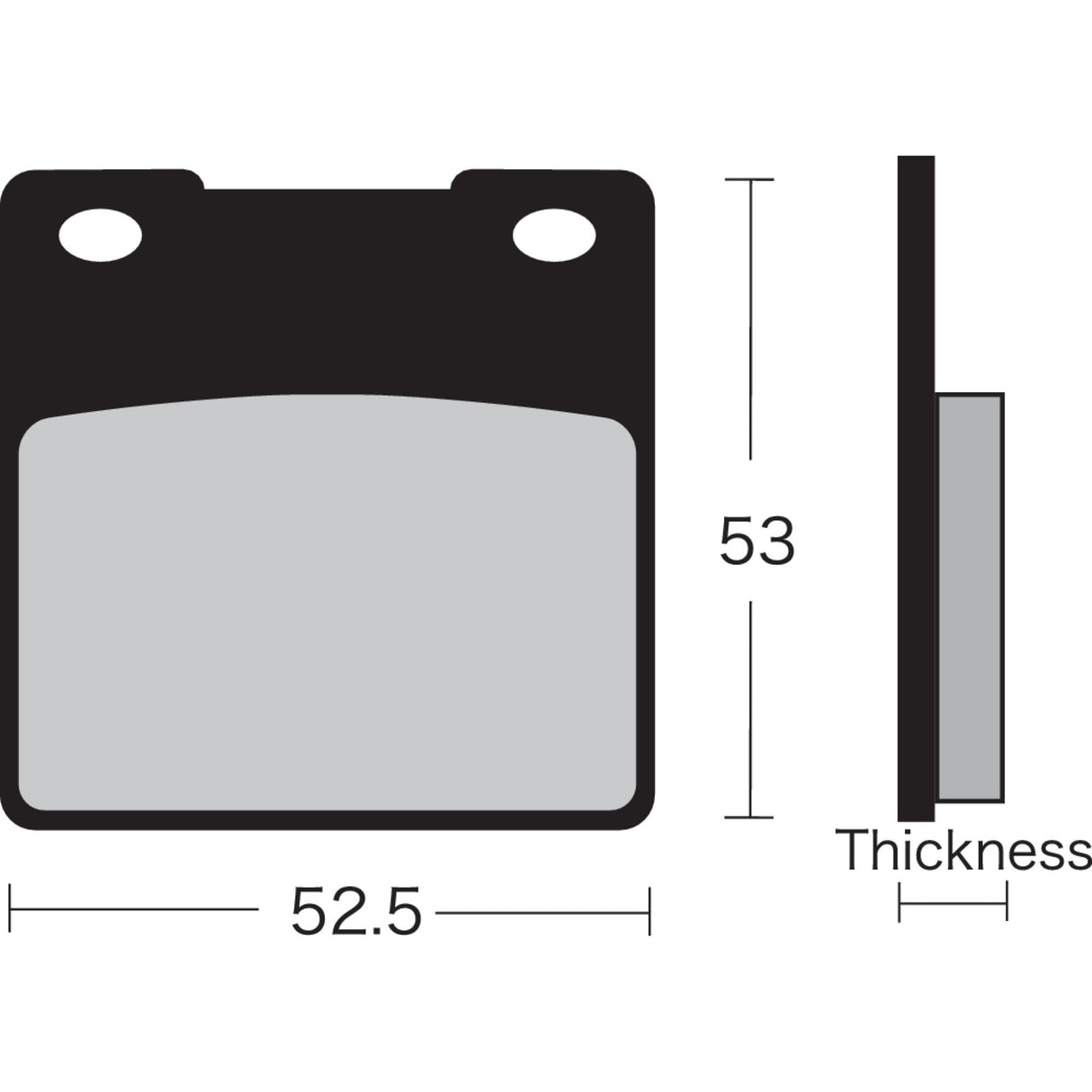 Vesrah Brake Pad - VD-327 Suzuki Motorcycles 1983-2009