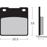 Vesrah Brake Pad - VD-327 Suzuki Motorcycles 1983-2009