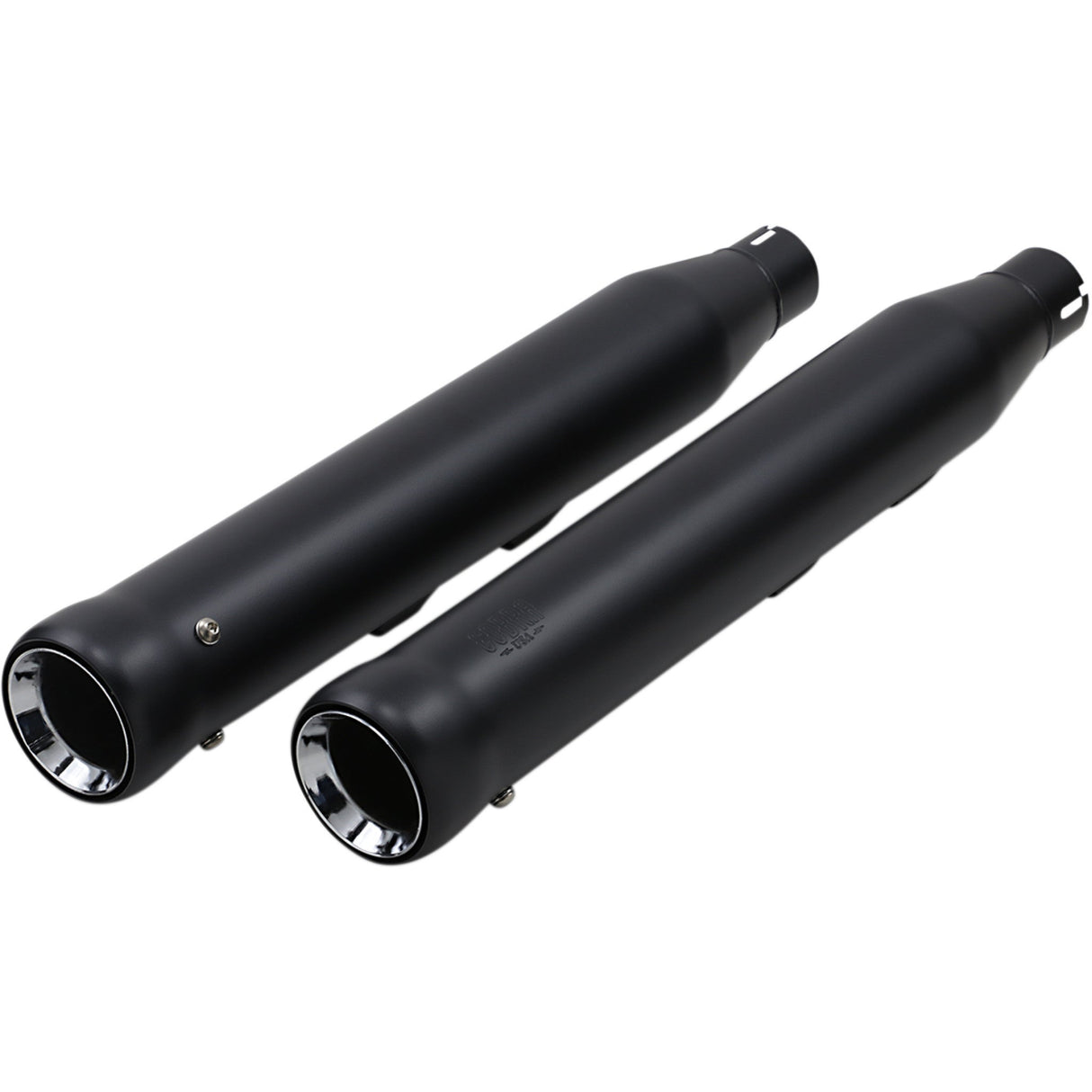 Cobra Neighbor Hater Slip-On Mufflers 3" Raven Black Flstn - 6042B For Harley Softail 2005-2017