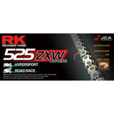RK 1225-0482 GB525ZXW-RL Sealed Chain (ZXW) Connecting Link — 525 ZXW 525 ZXW - Connecting Link - Rivet - Gold