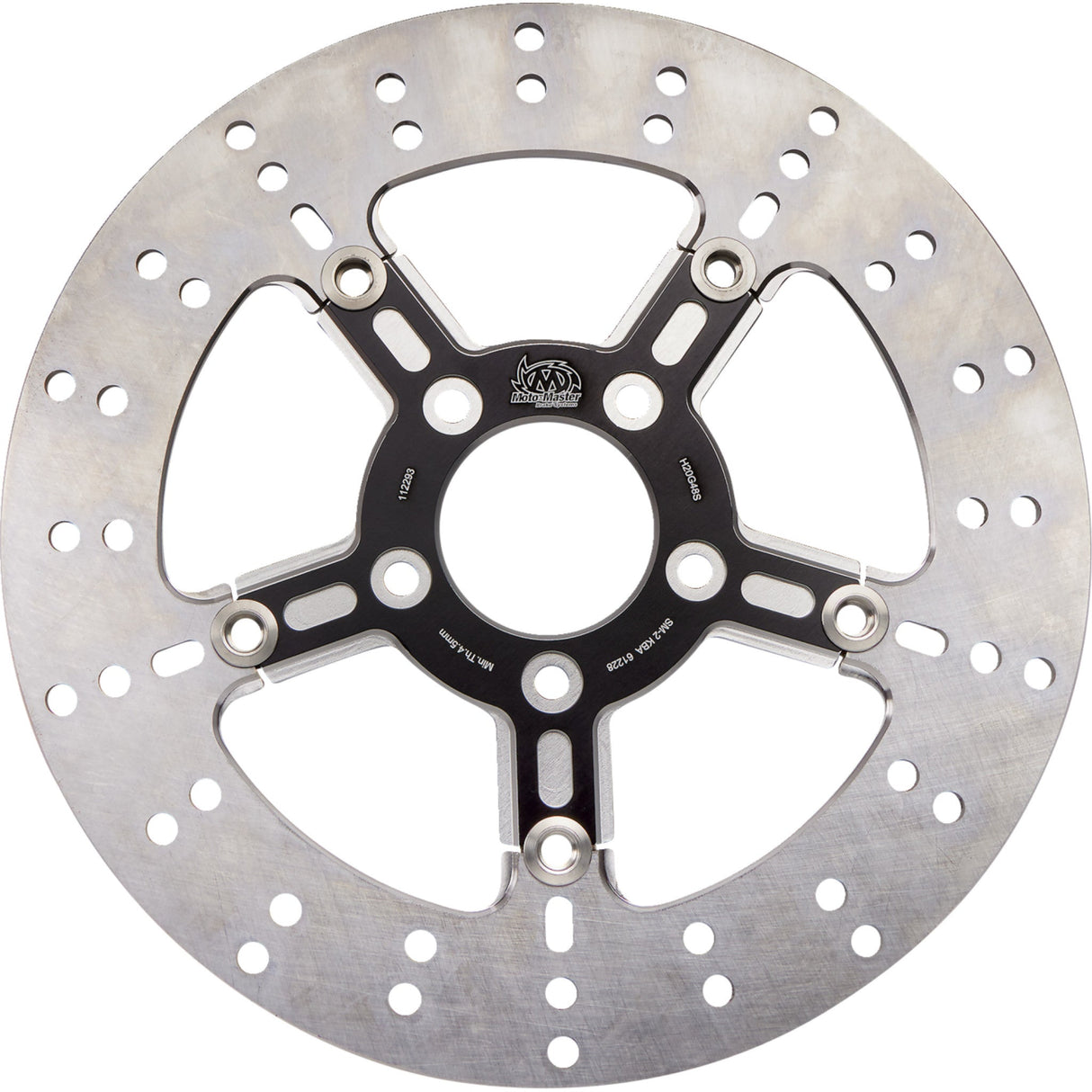 Moto-Master Brake Rotors Front Right Front Left Adrian - 112293-PU For Harley Motorcycles 1999-2019