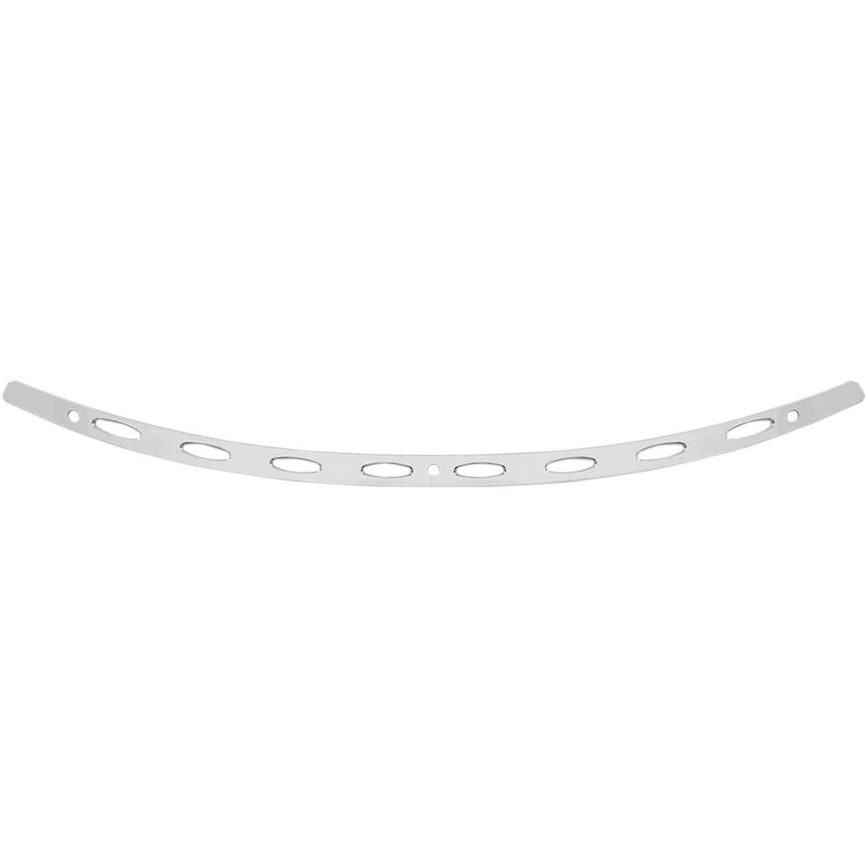 MEMPHIS SHADES 2350-0376 MEM0975 Stainless Steel Windshield Trim - Polished - Oval - FLH