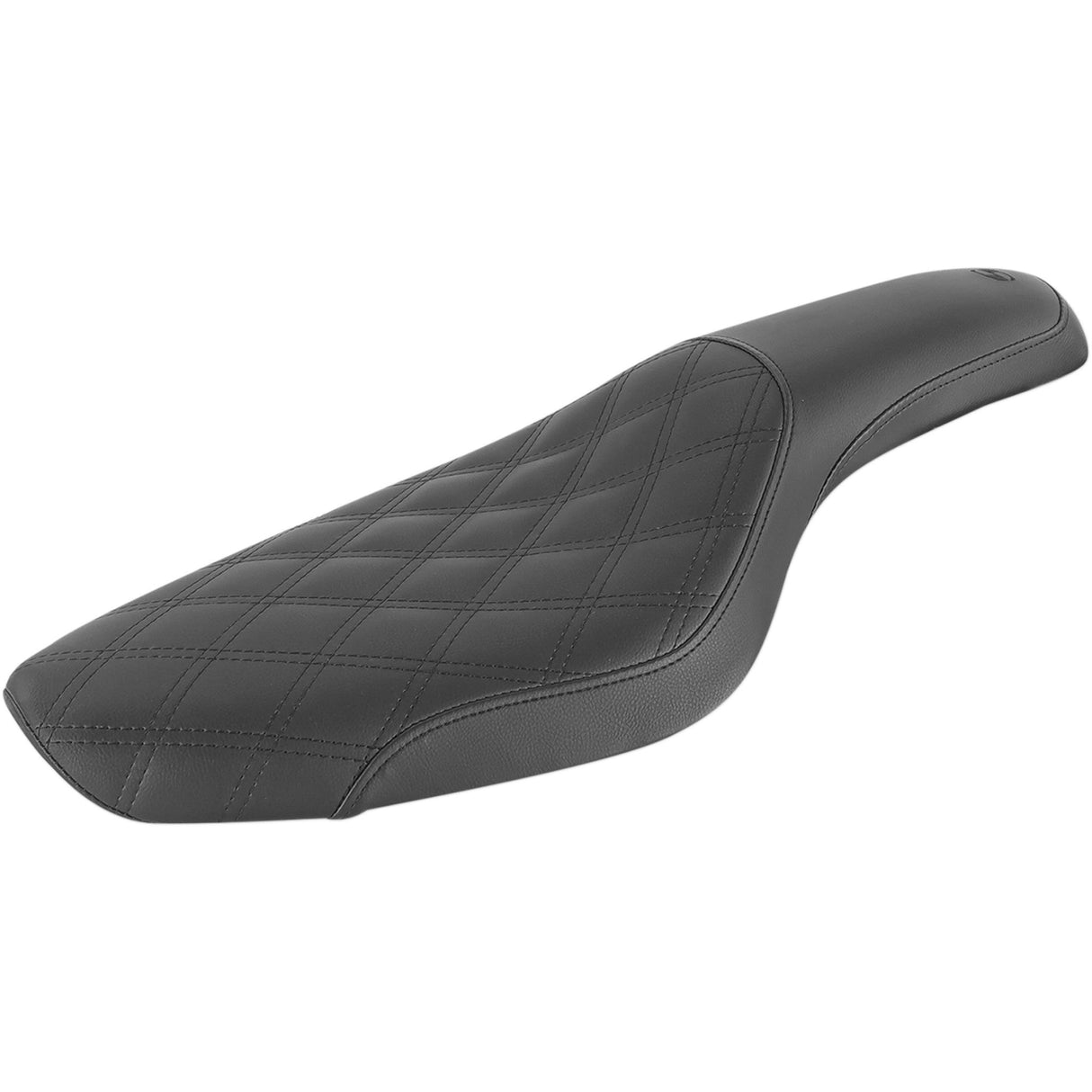 Saddlemen Profiler™ Lattice Stitch Seat Front Lattice Rear Smooth Black - 879-03-149 For Harley Sportster 1979-2003 (3.3G Tank)