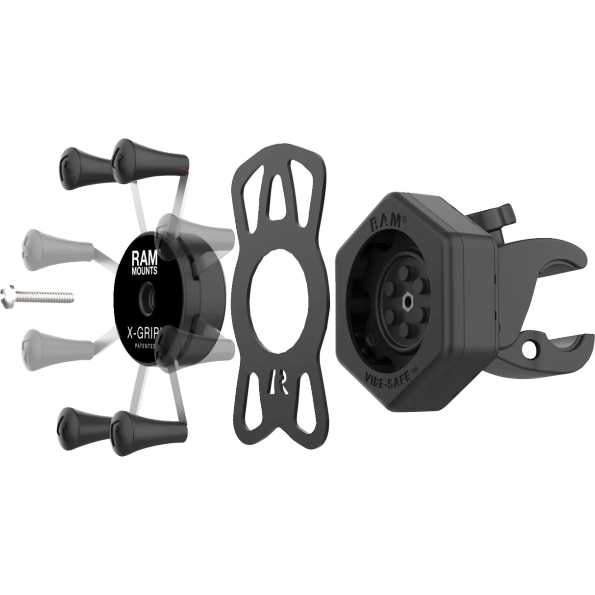 RAM MOUNTS 0636-0440 RAM-HOL-UN7-462-400 X-Grip® Mount Kit Mount Kit - X-Grip® - Vibe Safe™ - Tough Claw