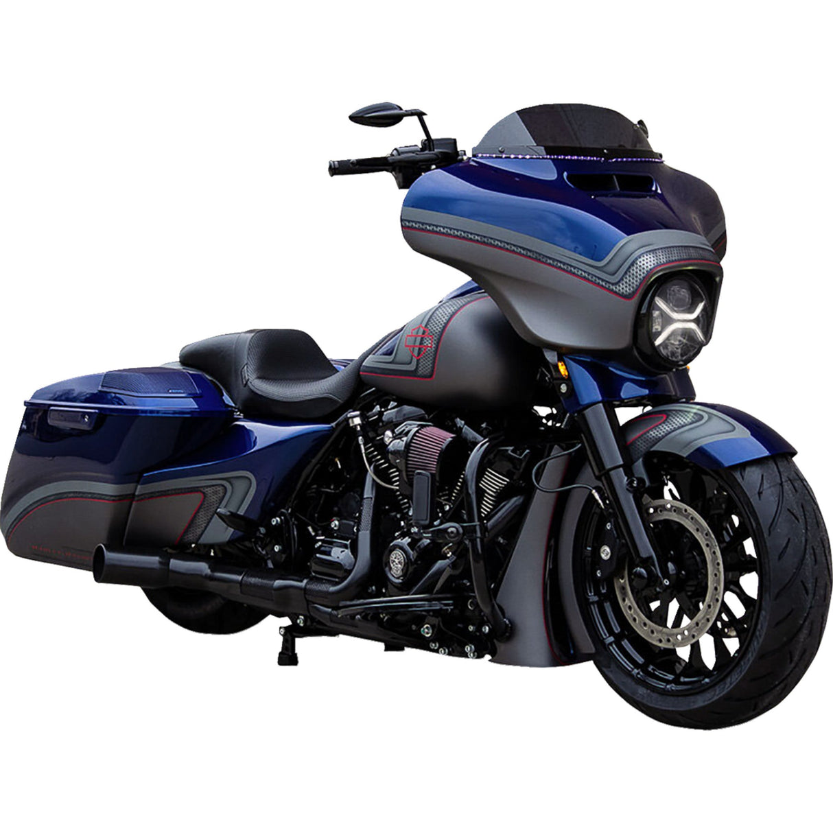 Koso North America Zenith LED Headlight LED Zenith - GA030100 For Harley Touring 1994-2013