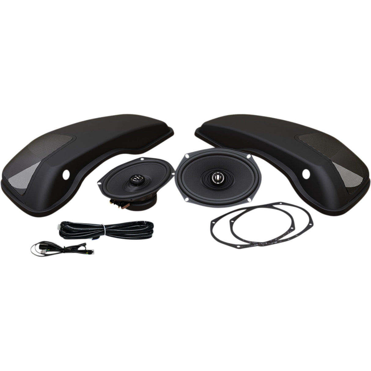 Hogtunes Saddlebag Lid And XL Speaker Kit - 692 XL LID-RM For Harley Touring 2014-2024