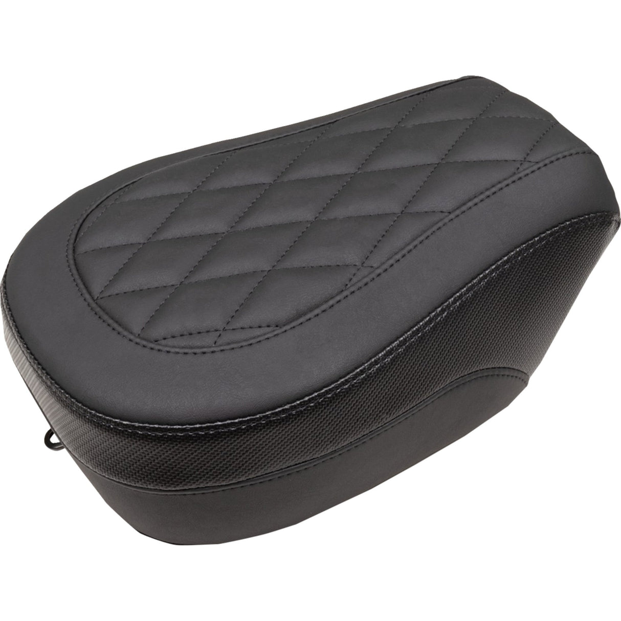 Mustang Standard Touring Passenger Seat Passenger Black Diamond Stich - 88204 For Indian 2022-2023