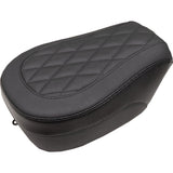 Mustang Standard Touring Passenger Seat Passenger Black Diamond Stich - 88204 For Indian 2022-2023