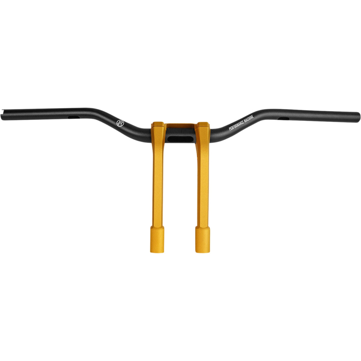 PERFORMANCE MACHINE (PM) 0602-1238 0208-2186M-SMG Phatbar & Riser Kit - Handlebar Assembly - External Wiring - Gold Ops
