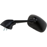 EMGO 0640-0678 20-37422 OEM-Style Replacement Mirror Mirror - Side View - Rectangle - Black - Left