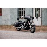MEMPHIS SHADES 2350-0128 MEM0918 Slotted Stainless Steel Batwing Fairing Trim Fairing Windshield Trim - Stainless Steel - Polished - Slim