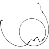 MAGNUM SHIELDING 1741-6152 AS470184 Designer Series Extended ABS Touring Lower Brake Line Kit - +4 - Black Pearl