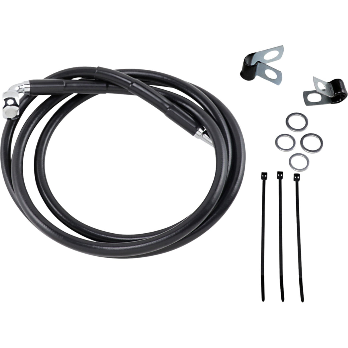 DRAG SPECIALTIES Extended Length Brake Line Kit Front