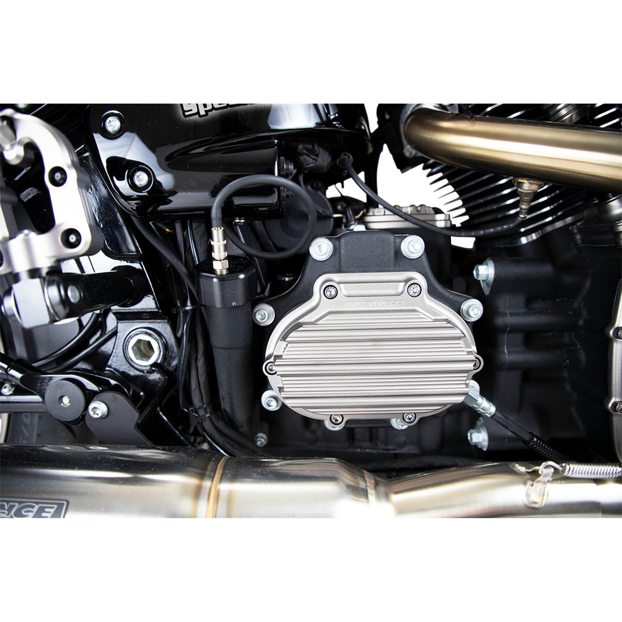 FEULING OIL PUMP CORP. 0710-0262 3086 Vented Dipstick - Black - M8 Softail