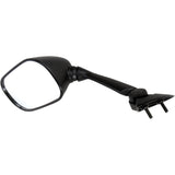 EMGO 0640-0682 20-37482 OEM-Style Replacement Mirror Mirror - Side View - Rectangle - Black - Left