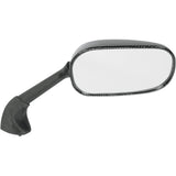 EMGO 0640-0181 20-80543 Carbon Fiber Mirror Mirror - Side View - Black/Carbon Fiber - Rectangle - Right - Yamaha