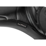 LePera Maverick Daddy Long Legs Seat With Backrest Black - LV-957DLBR For Harley Touring 2023-2026