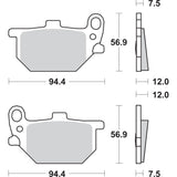 Sbs Brake Pad - 545HF For Victory Vision / Arlen 2008-2016 | Kawasaki Vulcan 2015-2023