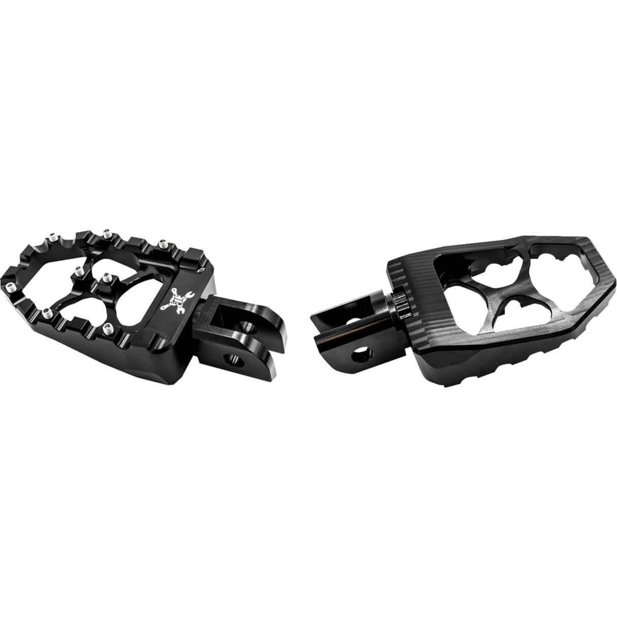 BURLY BRAND 1620-2637 B13-1016B MX Evolution Pegs - Black - Softail