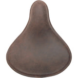 DRAG SPECIALTIES SEATS 0806-0039 Small Low-Profile Spring Solo Seat Seat - Spring Solo - Low-Profile - Small - Distressed Brown Leather