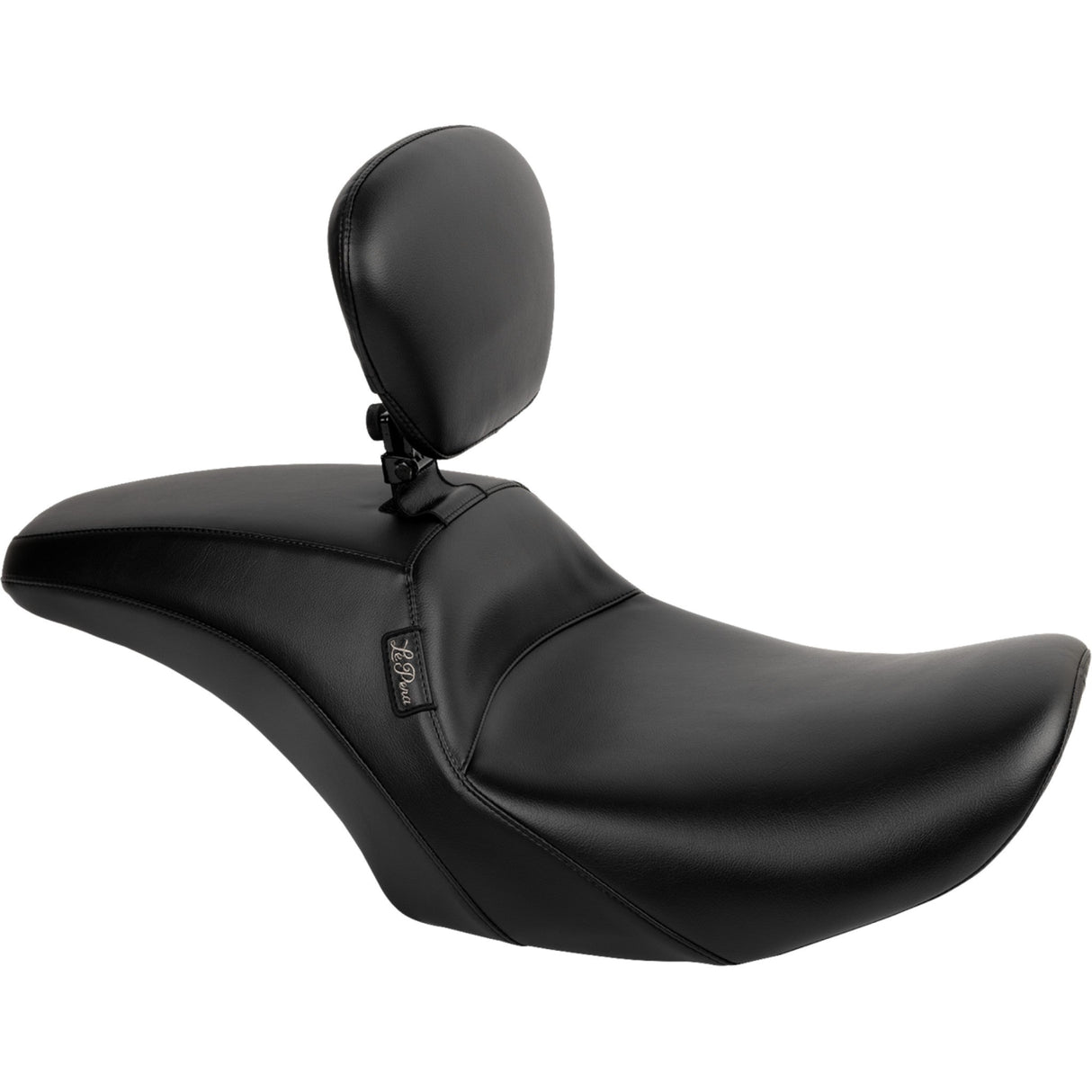 LePera Outcast Seat With Backrest Plain - LV-987BR For Harley Touring 2023-2026